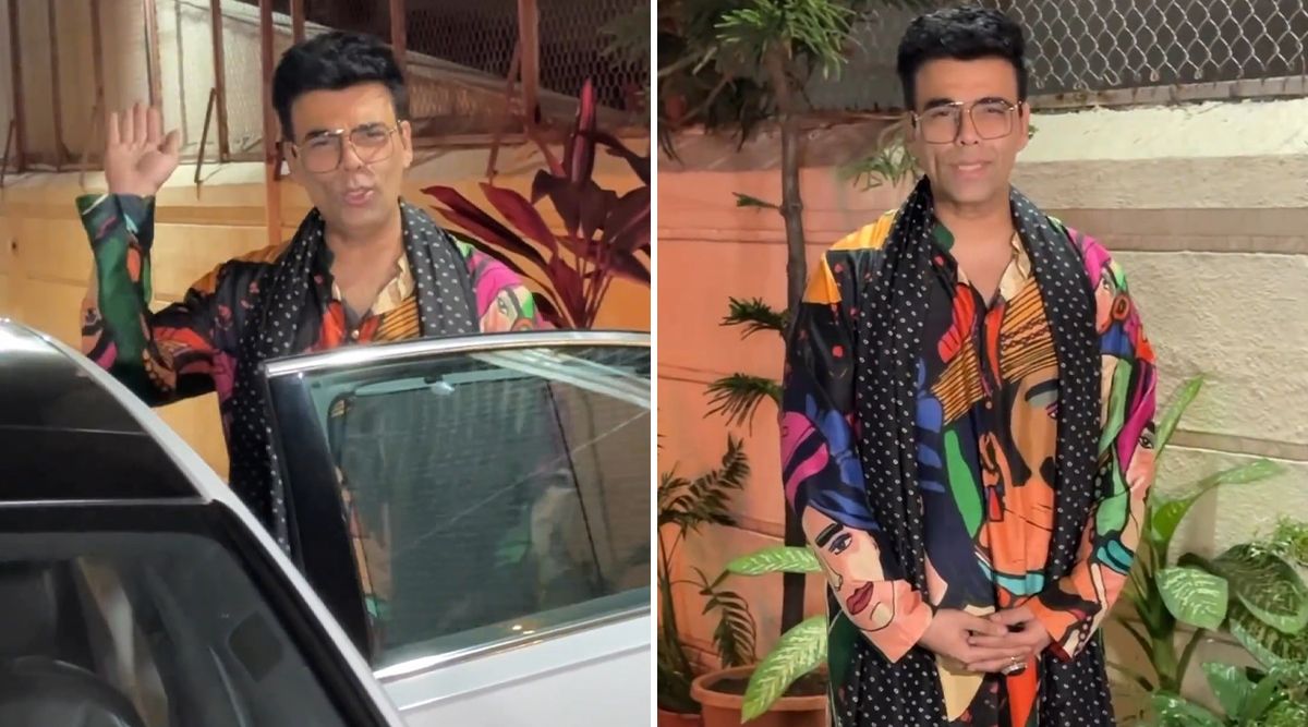 Watch Karan Johar's Hilarious Chat With Paparazzi As He Arrives At Sara Ali Khan's Diwali party!