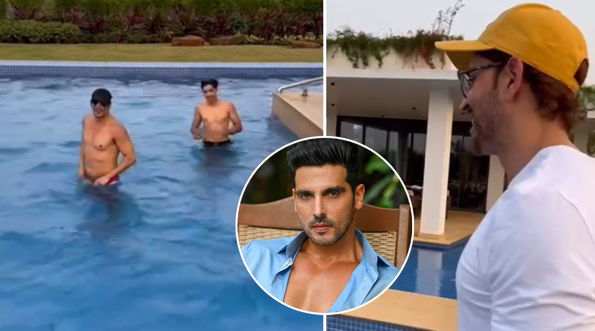 Watch Hrithik Roshan Become A Judge Of Swimming Race Between Zayed Khan And His Son Zidaan!