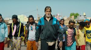 Amitabh Bachchan to lead a jhund of slum kids in his next Jhund; teaser out