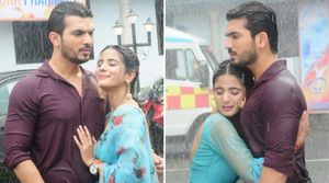Pyaar Ka Pehla Adhyaya ShivShakti: Arjun Bijlani And Nikki Sharma's Brave 7 - 8 Hours Shoot In Mumbai's Heavy Downpour For A Romantic Sequence!