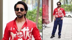 Today, Ayushmann Khurrana and director Anirudh Sharma were spotted at the Tseries office promoting their upcoming movie, 