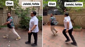 HILARIOUS! 'Taarak Mehta Ka Ooltah Chasmah' Fame Dilip Joshi Aka Jethalal Nails The 'Jalebi - Fafada Diet' Trend ( Watch Video)