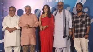 Today in Mumbai, the trailer for Janhvi Kapoor's next movie 