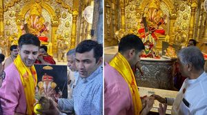 Kartik Aaryan's Spiritual Journey Unveiled At Pune's Dagdusheth Halwai Ganesh Temple, CHECK OUT The Stunning Snaps! 
