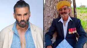 Bollywood star Suniel Shetty pays his tributes to late BSF member Bhairon Singh Rathore; Read Tweet! 