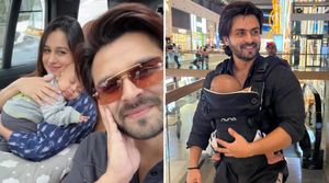 Shoaib Ibrahim And Dipika Kakar Take Baby Boy Ruhaan For His First Outing