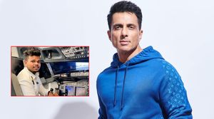 WOW! Sonu Sood Makes Dream Come True Of An Airline Cleaner, HELPS Him To Become A Pilot! (Details Inside)