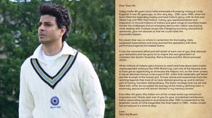 83 Actor Tahir Bhasin Pens Letter Of Gratitude To 1983 World Cup Winning Team