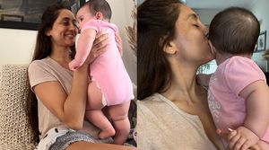 Whose daughter is Anusha Dandekar holding in pictures that have gone viral? Read inside!