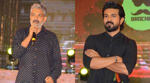 Ram Charan gets praise from SS Rajamouli at Acharya event