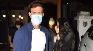 Hrithik Roshan and Saba Azad spotted together after a dinner date
