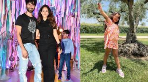 Shahid Kapoor-Mira Kapoor Twin In Black At Their Daughter’s Birthday Bash