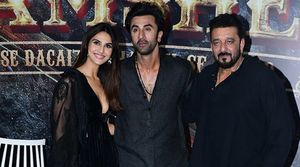 Ranbir Kapoor and Sanjay Dutt shower praises on Vaani Kapoor; the trio will soon be seen on the big screen in ‘Shamshera’