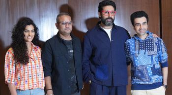 Abhishek Bachchan promoting the second season of the online series "Breathe: Into the Shadows" on Amazon Prime Video.