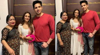 Kiara Advani and Sidharth Malhotra chose a minimal look for the Delhi reception; Watch PICS!