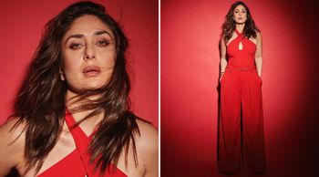 Kareena Kapoor Khan looks THEEKHI MIRCHI in red jumpsuit; Look at her FLAMING HOT pictures!