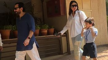 Aww! Adorable Taimur Ali Khan Steals The Show In School Uniform Alongside Doting Parents Kareena Kapoor And Saif Ali Khan! (View Pics)