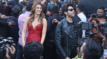 Shehzada trailer launch in Mumbai.