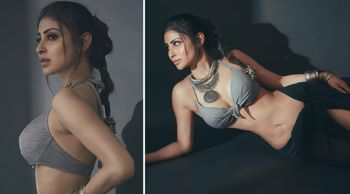 Mouni Roy oozes a HOT AND SASSY look in a bralette and sheer black sarong from her latest photoshoot; PICS!