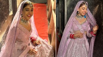 Bade Achhe Lagte Hain 2: Niti Taylor  Shares Her Pics From Her Lilac Lehenga Ahead Of The Show’s Wedding Track Will Finally Reunite Raghav And Her; (SEE PICS)