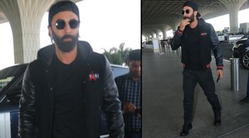 Ranbir Kapoor in an all black airport look, the HOT DAD!! Deets inside!