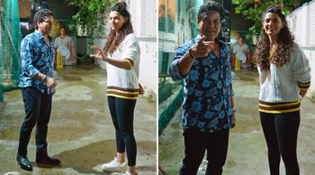 Ghoomer: Saiyami Kher's BTS Moments as Sachin Tendulkar Teaches Her CRICKET Is The Most TRENDING THING On The Internet Today! (Watch Video)