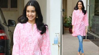 Shraddha Kapoor gives a million dollar smile as she poses for photographs; Paps ask her to show the THUMKA; Watch!