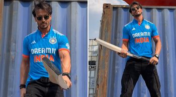 Ganapath: Tiger Shroff Is Action Ready For Ind-Pak Match? Actor Sends A Message For Team India In His Power Packed Style! (Watch Video)