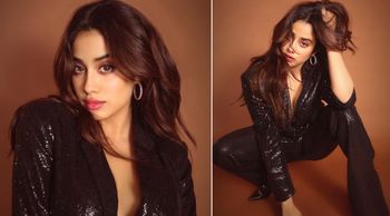 Janhvi Kapoor revisits her love for black in this stylish pantsuit