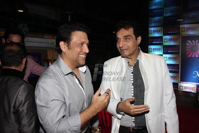 Govinda with daughter Narmada at announcement of 1st Bright Awards