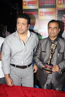 Govinda with daughter Narmada at announcement of 1st Bright Awards
