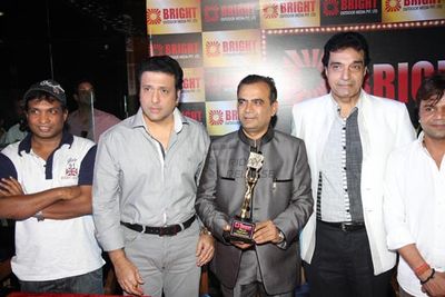 Govinda with daughter Narmada at announcement of 1st Bright Awards