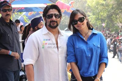 Imran Khan promoting MATRU KI BIJLEE KA MANDOLA at Red Bull Soapbox Race 2012 in Bandra