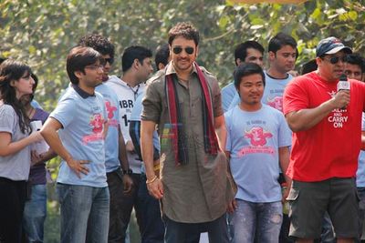 Imran Khan promoting MATRU KI BIJLEE KA MANDOLA at Red Bull Soapbox Race 2012 in Bandra