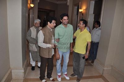 Kamal Haasan, Pooja Kumar, Andrea Jeremiah at film 'VISHWAROOP' press meet