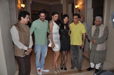 Kamal Haasan, Pooja Kumar, Andrea Jeremiah at film 'VISHWAROOP' press meet