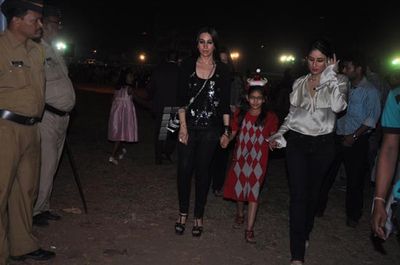 Kareena Kapoor, Karisma Kapoor, Malaika Arora, Sherlyn Chopra at Midnight Mass on Christmas Eve at St. Andrews Church