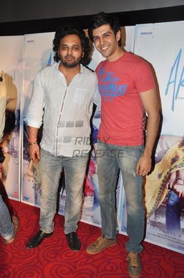Kartik Tiwari and Nushrat Bharucha at promo launch of film 'AKAASH VANI'