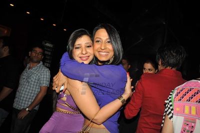 Monica Bedi, Kashmira Shah, Ravi Kishen at Sambhavana Seth's birthday party
