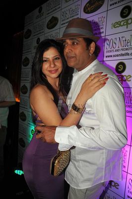 Monica Bedi, Kashmira Shah, Ravi Kishen at Sambhavana Seth's birthday party