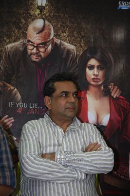 Rajeev Khandelwal, Tena Desai, Paresh Rawal at film 'TABLE NO.21' music launch at 91.1 FM Radio City Studios