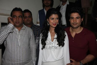 Rajeev Khandelwal, Tena Desai, Paresh Rawal at film \'TABLE NO.21\' music launch at 91.1 FM Radio City Studios