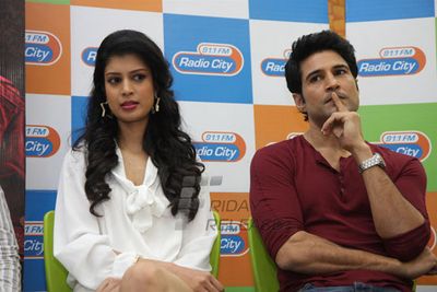 Rajeev Khandelwal, Tena Desai, Paresh Rawal at film 'TABLE NO.21' music launch at 91.1 FM Radio City Studios