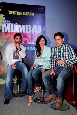 Sachiin Joshi, Urvashi Sharma, Vimala Raman, Zara at film MUMBAI MIRROR promo launch
