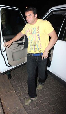 Salman Khan, Ram Charan Teja at Arbaaz Khan's wedding anniversary party