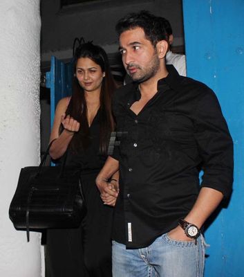 Salman Khan, Ram Charan Teja at Arbaaz Khan's wedding anniversary party