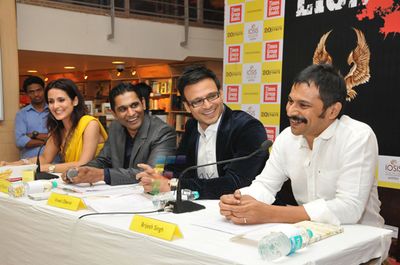 Vivek Oberoi and Tulip Joshi at launch of book PRIDE OF LIONS by Captain Vinod Shankar Nair