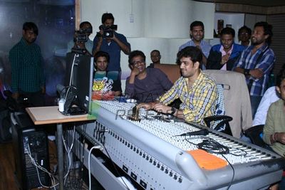 Song Recording with Kunal Ganjawala for Film Rannveer at Empair Studio