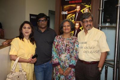 Acting maestros Amol Palekar, Ashok Saraf and  Nivedita Saraf promote Marathi film 'We Are On..Houn Jaoo Dya' at BIG FM Studios