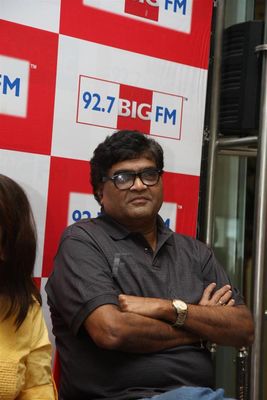 Acting maestros Amol Palekar, Ashok Saraf and  Nivedita Saraf promote Marathi film 'We Are On..Houn Jaoo Dya' at BIG FM Studios
